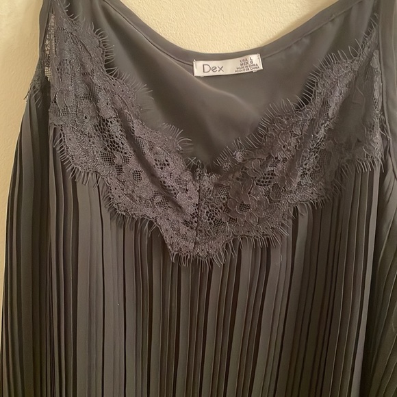 Dex Black Accordion Style Tank-Size L - Picture 3 of 5